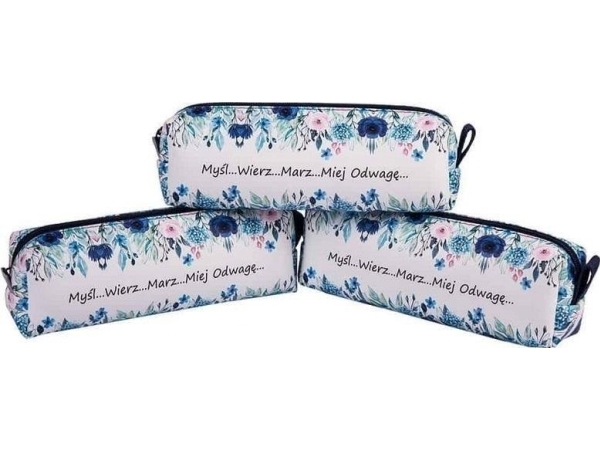 One Compartment Pencil Case Think, Believe, Dream...