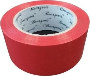 Pakningstape 48 mm x 100 m rød (6 stk.)