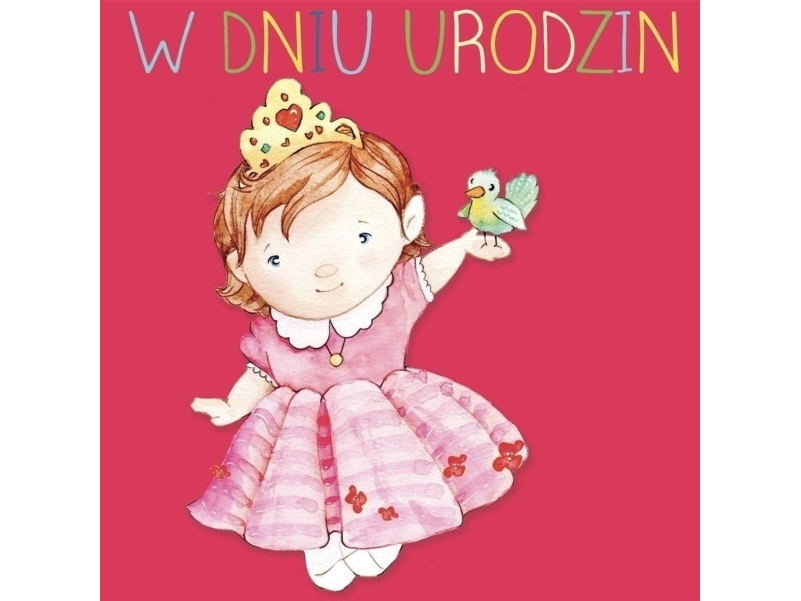 Kort firkantet CL4212_PO Fødselsdagsprinsesse