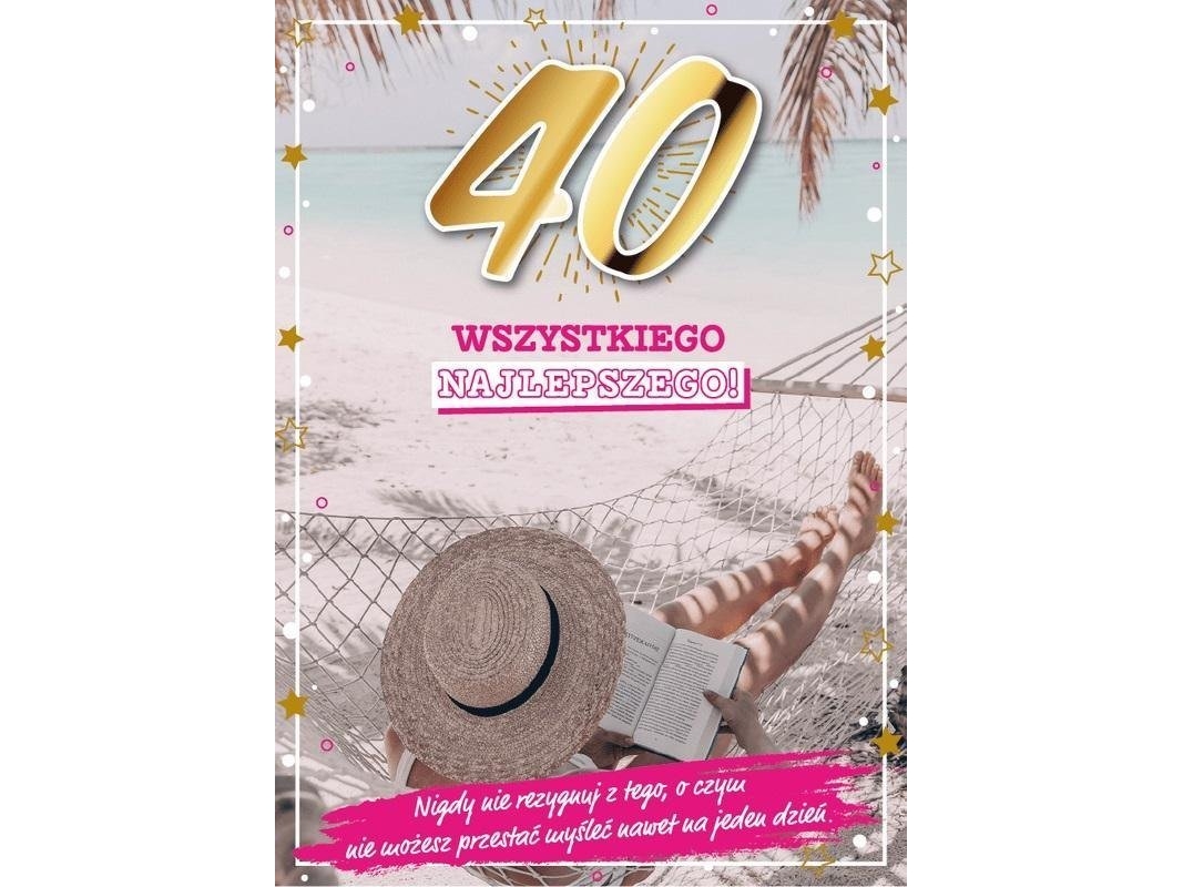 Kort Til 40-Års Fødselsdag