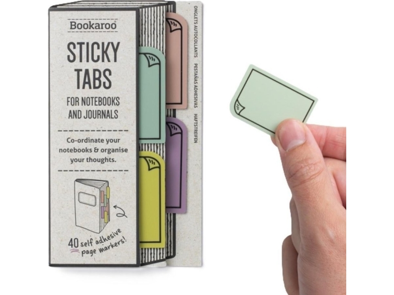 IF Bookaroo självhäftande bokmärken - pastell | Papper & Emballage - Block & Post-It - Post-it | GameStuff
