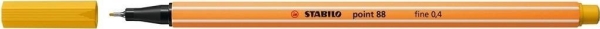 STABILO point 88, Karry, Orange, Sekskantet, Metal, 0,4 mm, Tyskland, 8 g