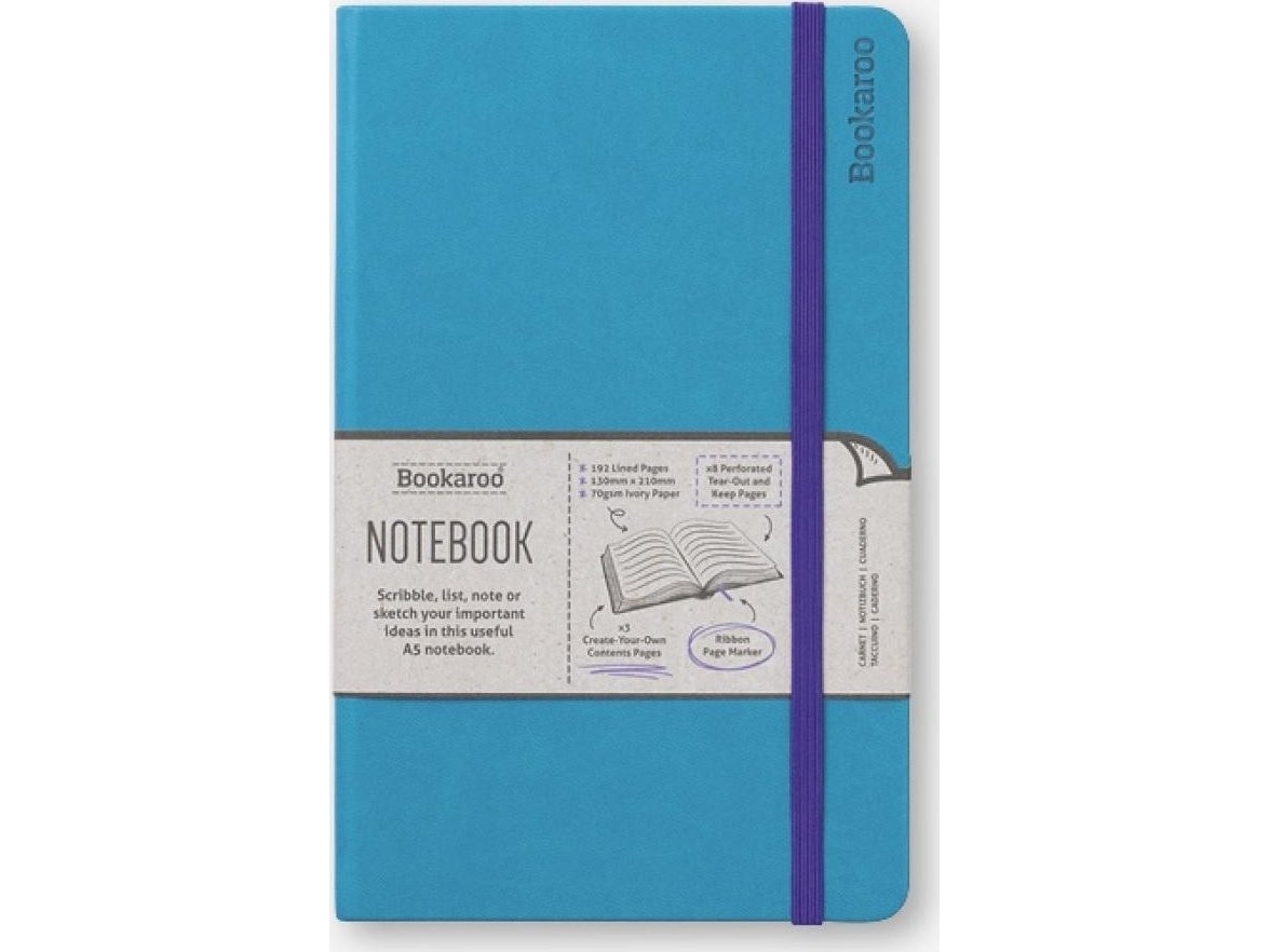 Bookaroo Notatnik Journal A5 - Turkusowy
