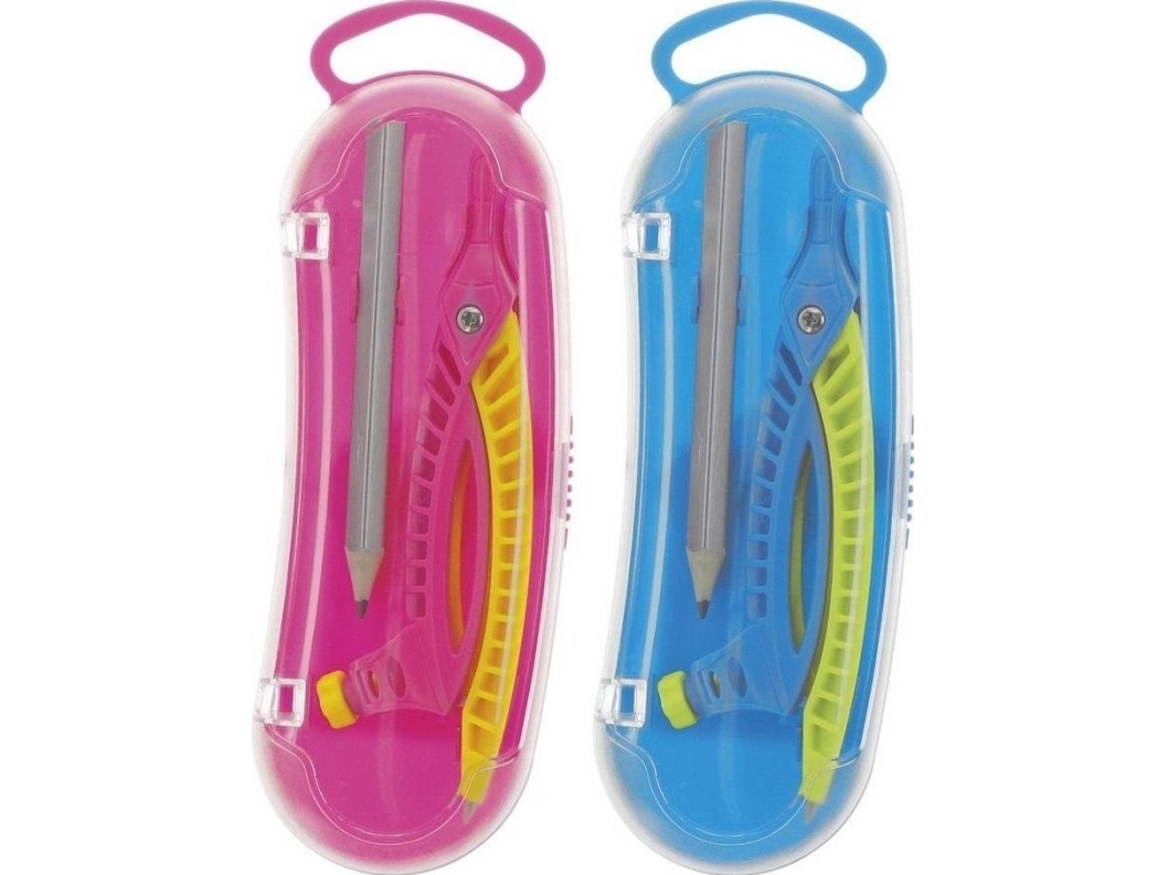 Plastkompass 2-delad mix | Skrivredskap - Skrivtillbehör - Passera | GameStuff