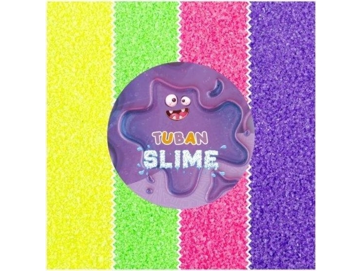 Slime Mineral Glitter - 4 farver 32g TUBAN
