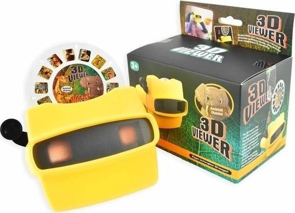 Projector/Glasses Yellow - Slides Animals