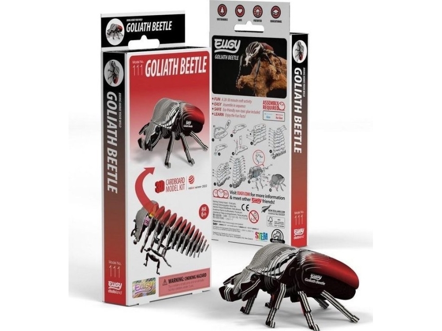 Eugy The Goliath Beetle - 3D Eco Puzzle