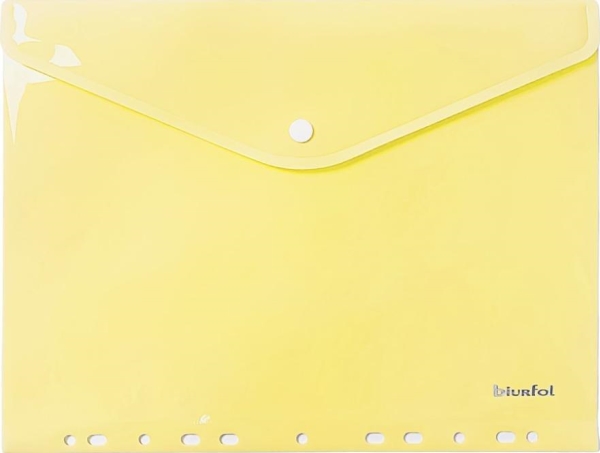 Biurfol Clip-on mappekuvert A4 PP