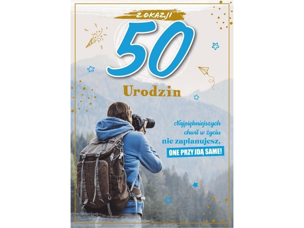 Geburtstagskarte 50