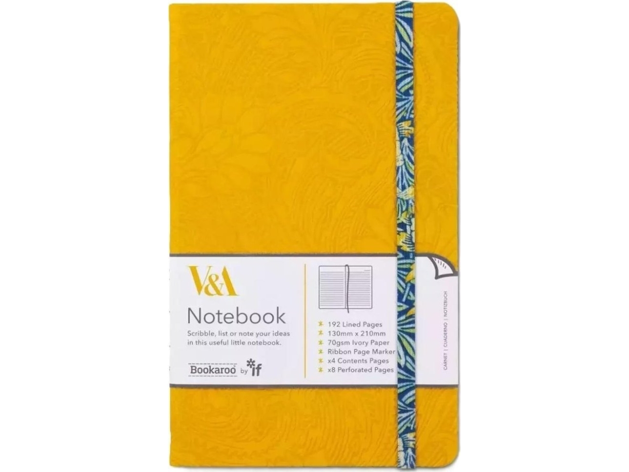 Bookaroo Notesbog/Journal A5 Morris Tulip & Willow
