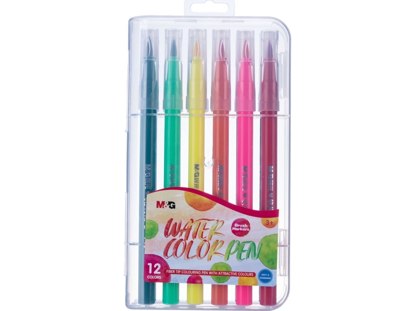 Künstler-Pinselstift 1-4Mm Wasserfarbe 12 Farben Mg
