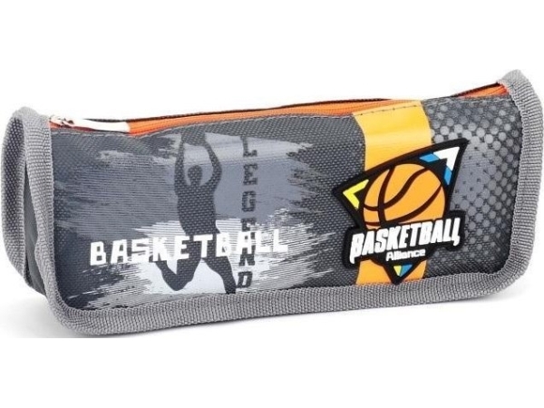 Federtasche Klein Basketball Grau