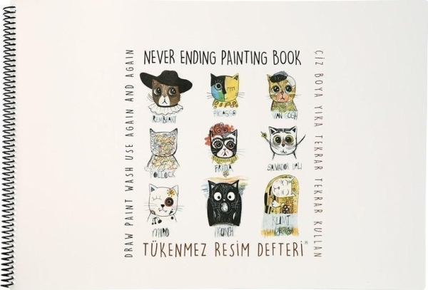 Maalarit vaakasuora lohko kissat Hauska matto STRIGO