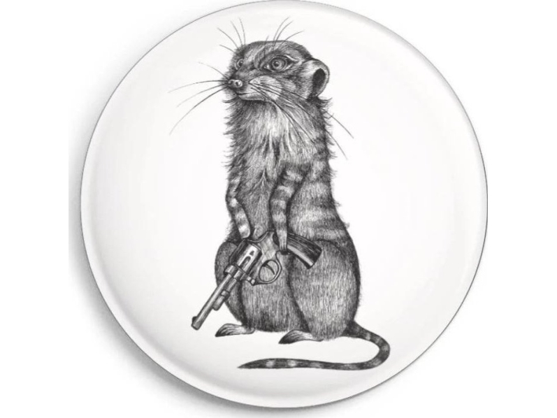 Johnny Pistol Suricat Magnet
