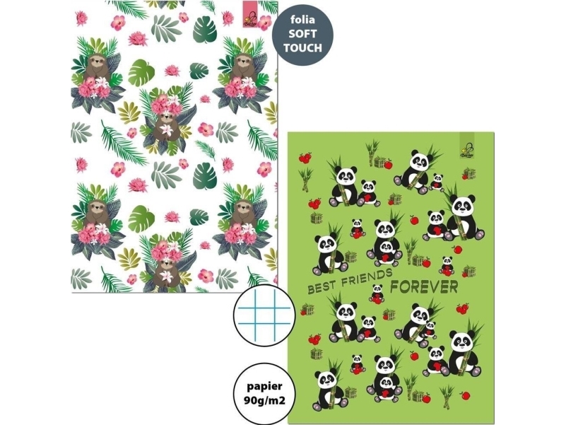 Notebook A4/32K Raster 90G Bff (5 Stück)