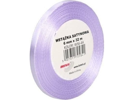 Satinbånd lys lavendel 6 mm x 32 m