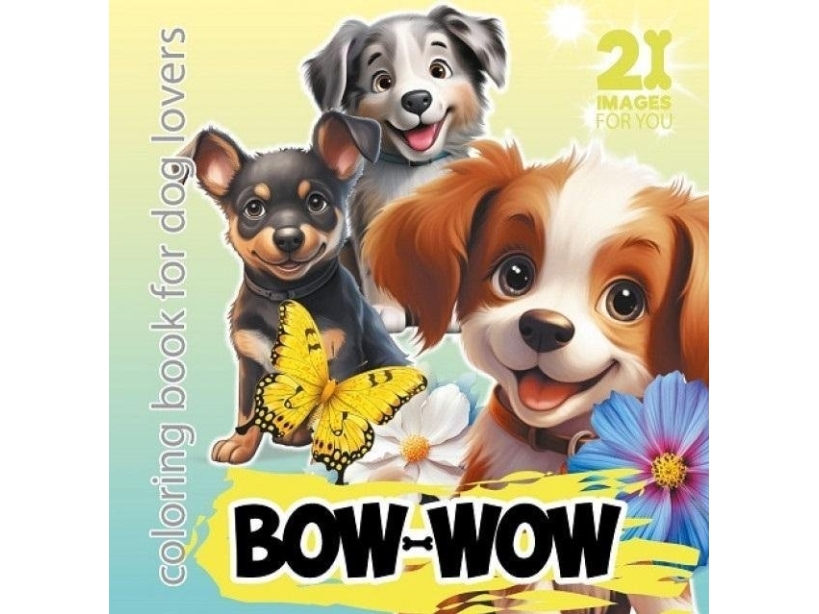 Coloring book 160x160 Bow-Wow green FRESH