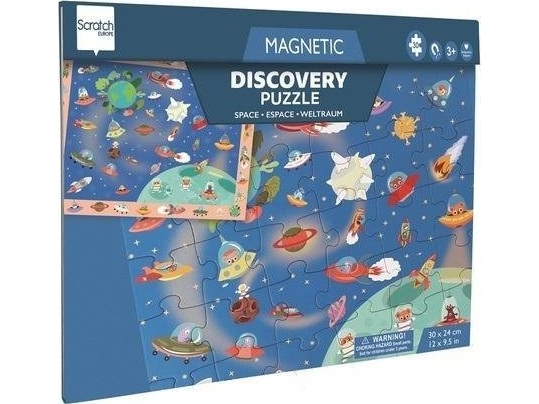 Magnetisches Puzzle Und 2-In-1-Spiel Cosmos