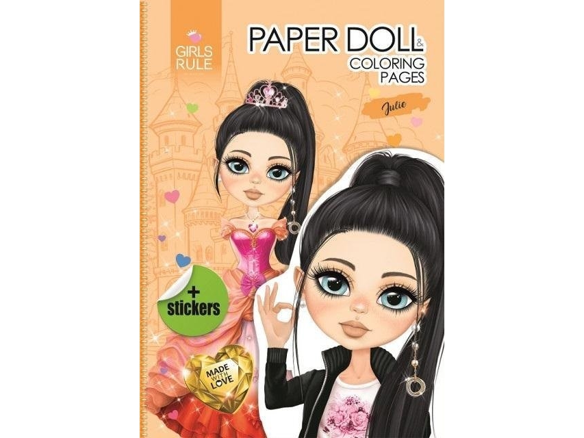 Midex Pappersdocka Julie | Leksaker - Figurer & Dockor - Modedockor | GameStuff