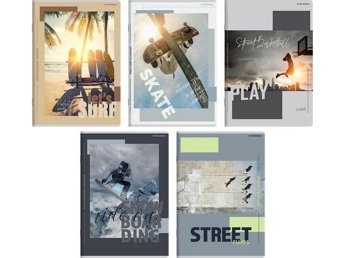 Notebook A5/60K Line Poster (10Pcs) Top2000