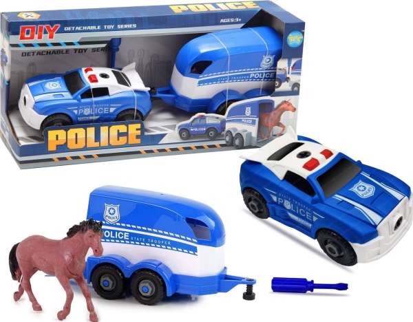 Trifox polisbil med rullande släpvagn | Leksaker - Bilar och andra fordon - Akutbilar | GameStuff