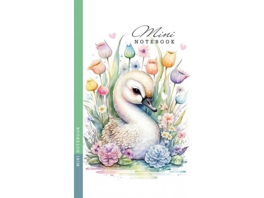 Notizblock 105X165/48K Kariert Schwan