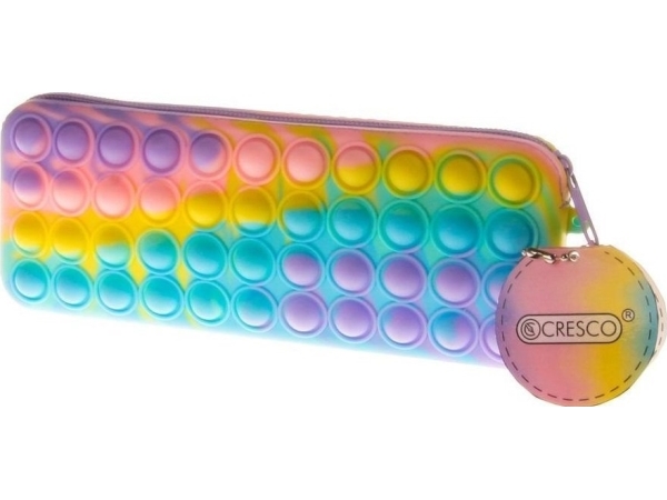 Regenbogen-Silikon-Schulmäppchen Für Stifte