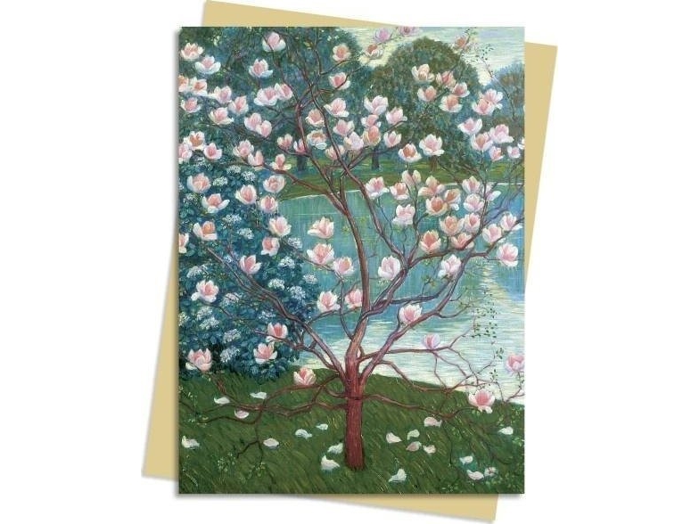 B6 Magnolia William Briefkarte
