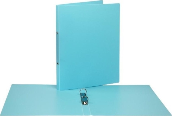 A4 PP 2cm 2R pastelblåt ringbind