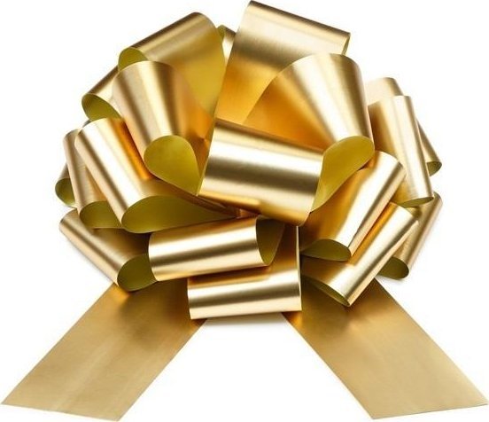 Gold Schleife, 30 Cm