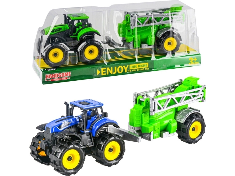 Traktor Mit Sprühgerät Mix