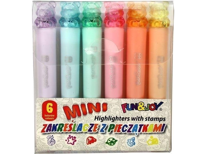 Mini-Highlighter 6 Farben