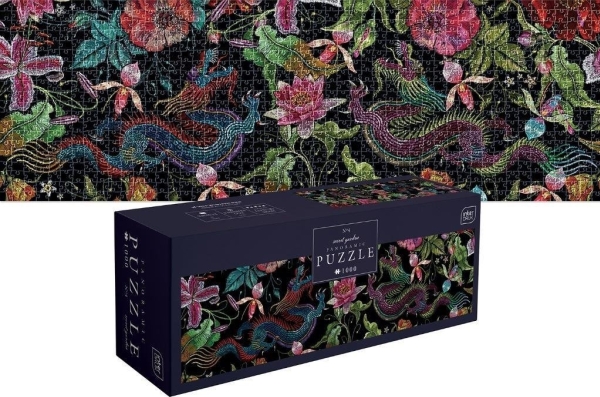 Panoramisk puslespil 1000 Secret Garden 4