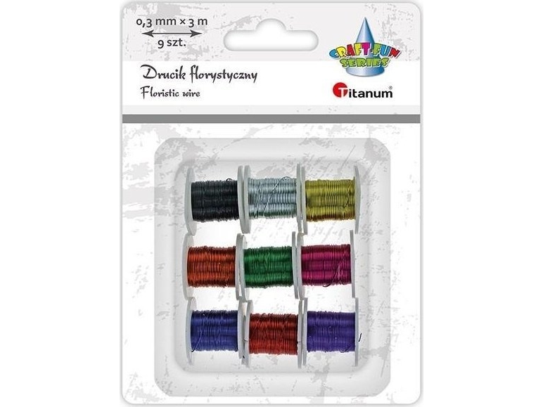Blumendraht 0,3Mm 3M 9 Farben