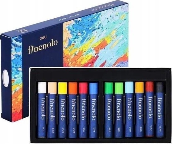 Finenolo Oil Pastels 12 Colors Deli