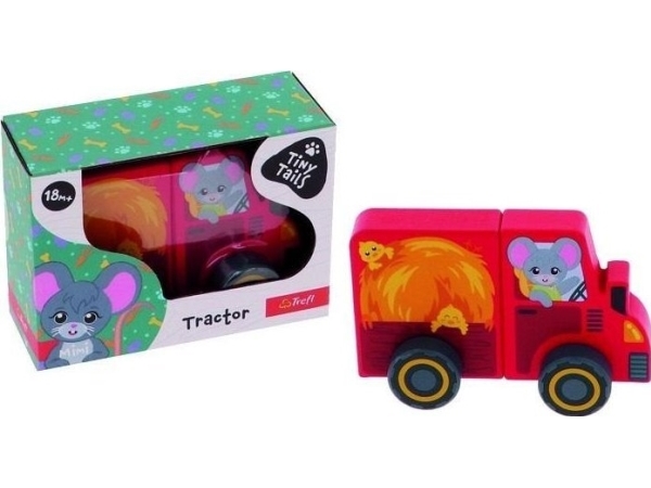 Trælegetøj - traktor - Tiny Tails TREFL