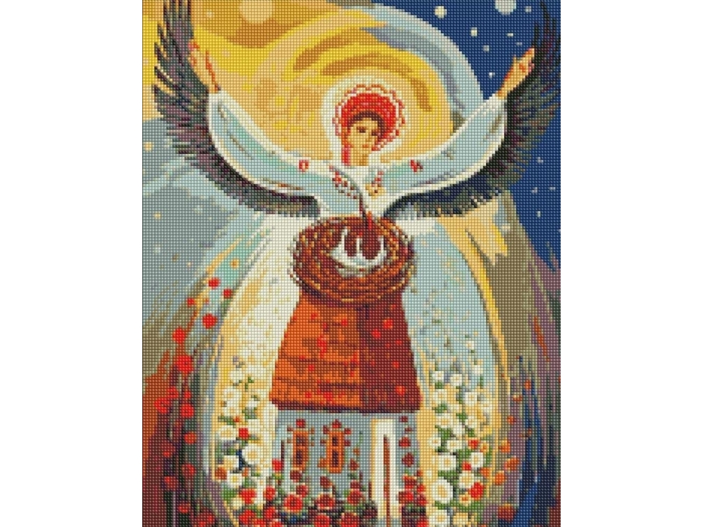 Diamant-Mosaik - Wächter 40X50cm