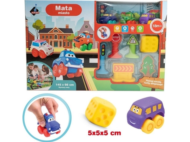 City Mat With Soft Vehicles