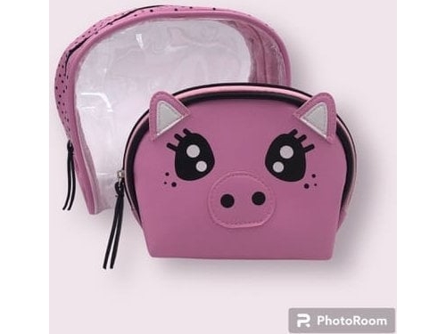 Kosmetiktaske i svineskind