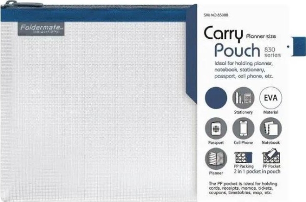 Ziploc pose 24x17 cm Mesh Eva blue