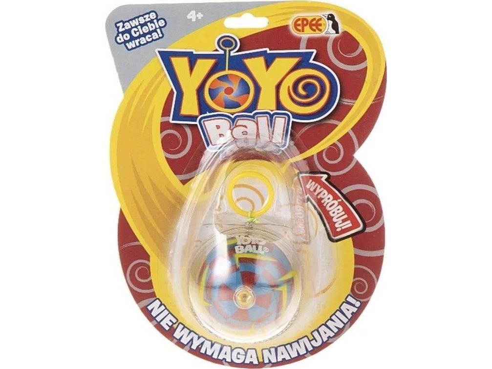 Yoyo-bold med gule pile