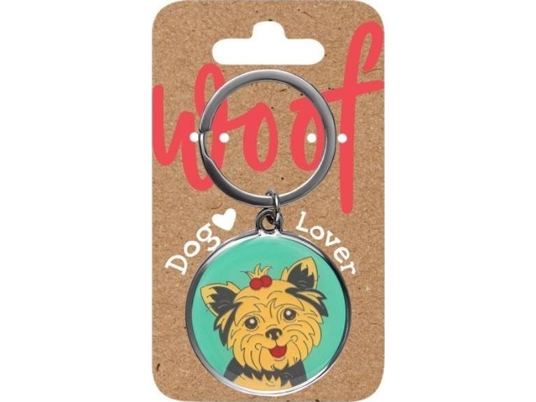 Nøglering Med Yorkshire Terrier-Hund