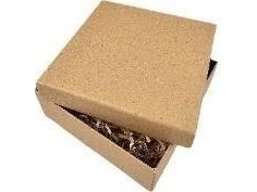 Pudełko Prezentowe Kraft Beżowe 15X15x5,5Cm