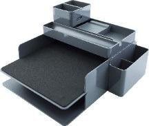 Multifunktionaler Schreibtisch-Organizer Grau