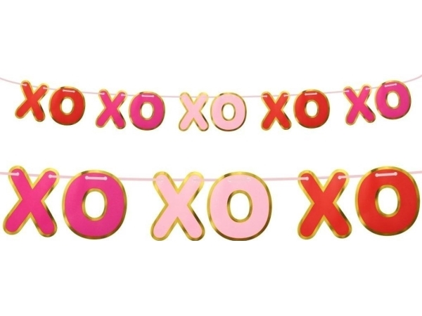 GoDan papirguirlande XOXO 200 cm