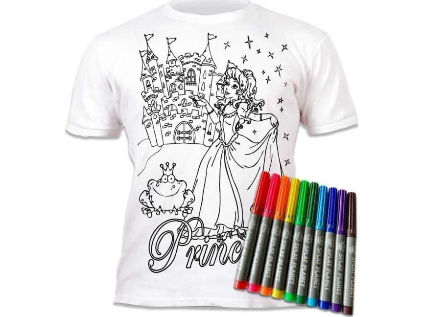 Princess 7 8 Återkolorerar T Shirt