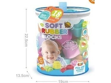 Pehmeät palikat 18kpl