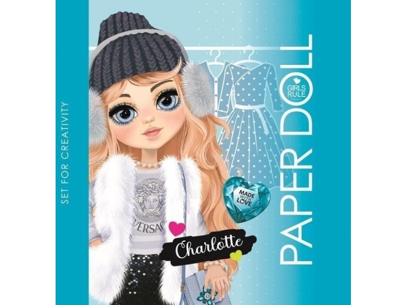 Malbuch 140X140 Charlotte Puppe Zum Ausschneiden