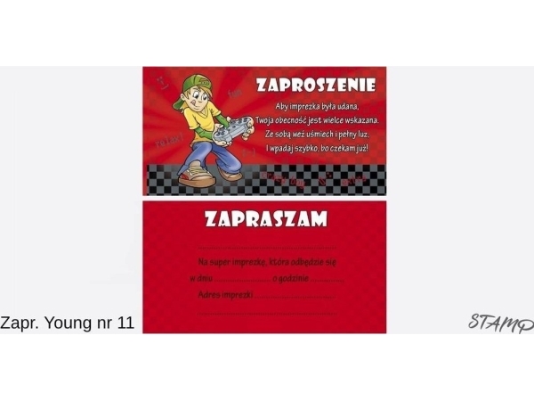 Einladungen Young Boy Muster Nr. 11 10St