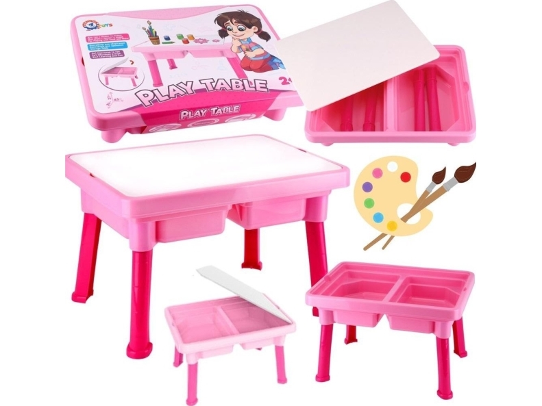 Spieltisch Rosa